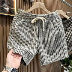 Men's Clothing Print Plaid Shorts Summer Stylish Straight Leg Casual Beach Pants Comfortable Pockets Lightweight Street Shorts voguable