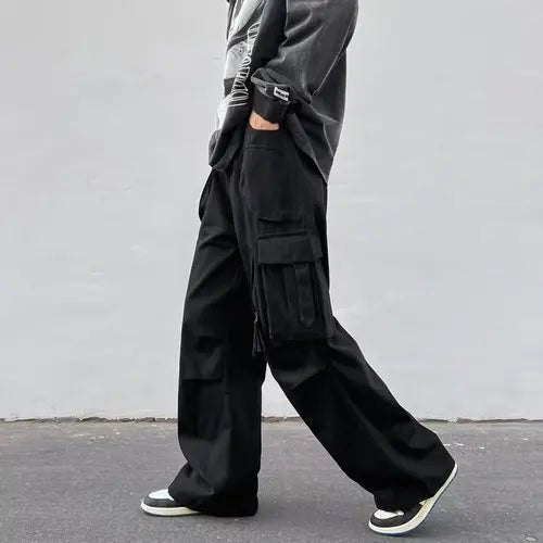 Cargo Pants Women Vintage American Stylish Loose Safari Style Unisex Street BF Fall All-match Harajuku Y2k Spring Trouser Chic voguable