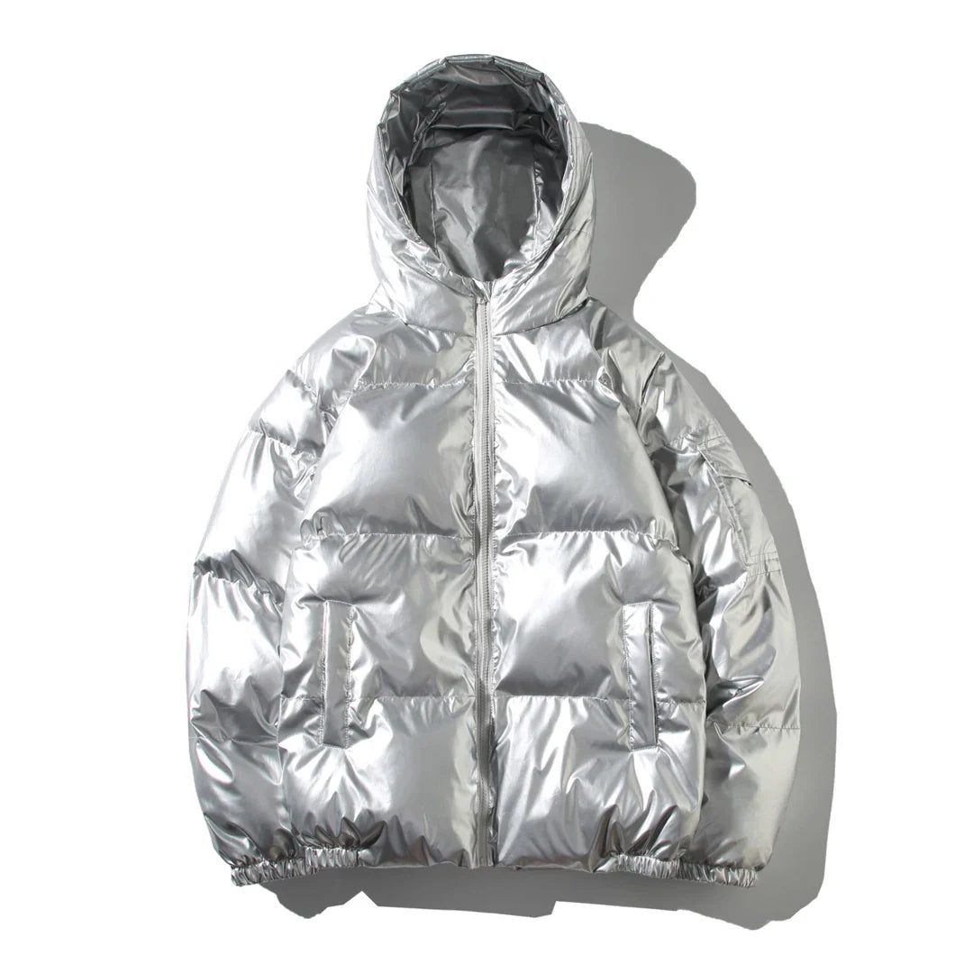 Winter Solid Color Parka Men Thick Hooded Jacket  New Warm Harajuku Coat Male Casual Zipper Jackets Windproof Outwear gotmes-shop