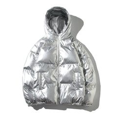 Winter Solid Color Parka Men Thick Hooded Jacket  New Warm Harajuku Coat Male Casual Zipper Jackets Windproof Outwear gotmes-shop