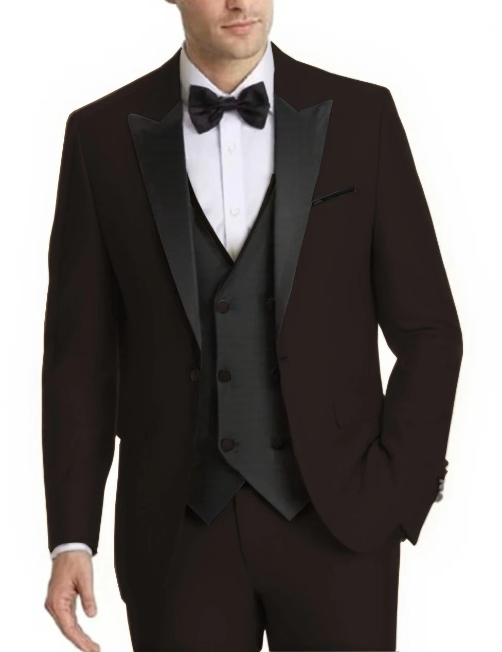 Voguable  Elegant 2-Piece Men's Tuxedo Suit Customized Blazer And Pants Set Fashionable Wedding Business Mens Suit voguable