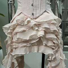 Fashion Women Dress Sleeveless Slash Neck Solid Color Tassel Strapless Irregular Female Party Dress New Tide voguable