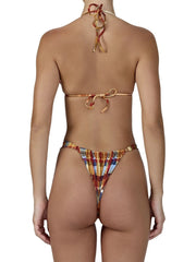 Voguable  Bikinis New Swimwear Women Swimsuit Sexy Brazilian Bikini Set Dopamine Print Beachwear Bathing Suit Biquini Female voguable