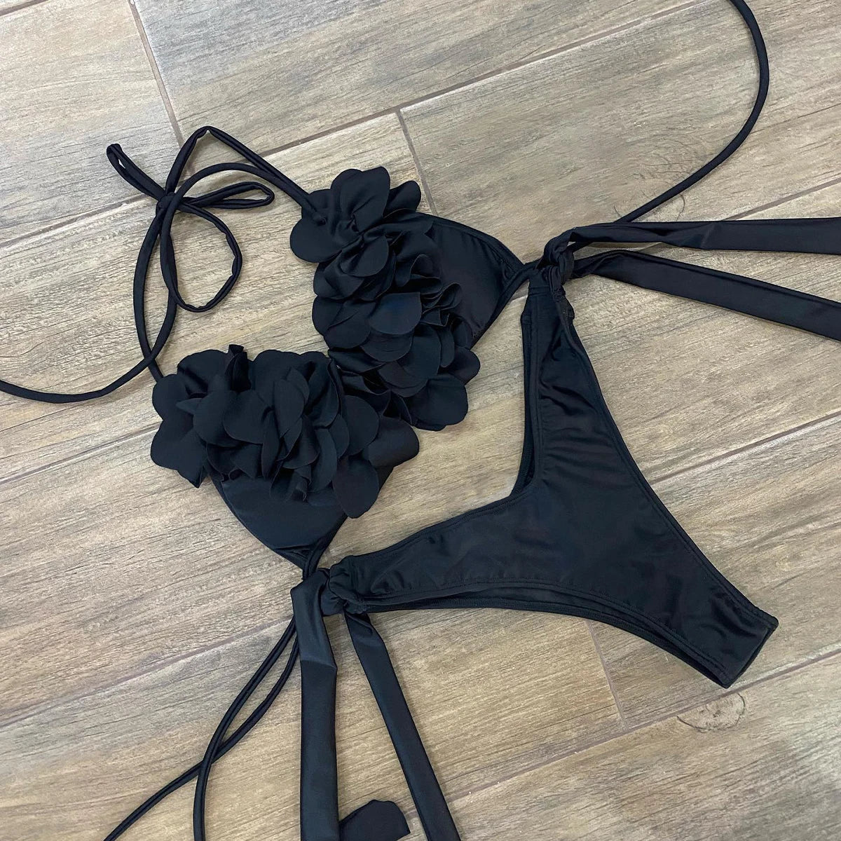 New High Waist Bikini Swimwear Women Swimsuit Push Up Bikinis Women Bathing Suit Biquini Ruffle Bikini Summer Beach Wear voguable