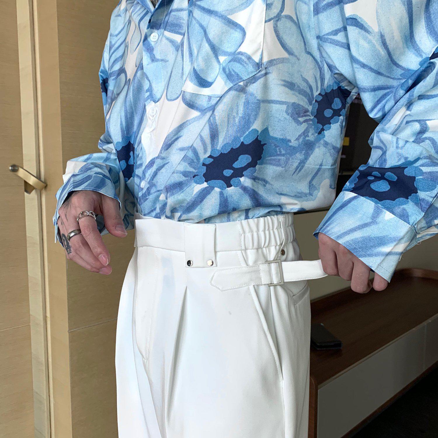 Pantaloni da completo con vita regolabile mysite