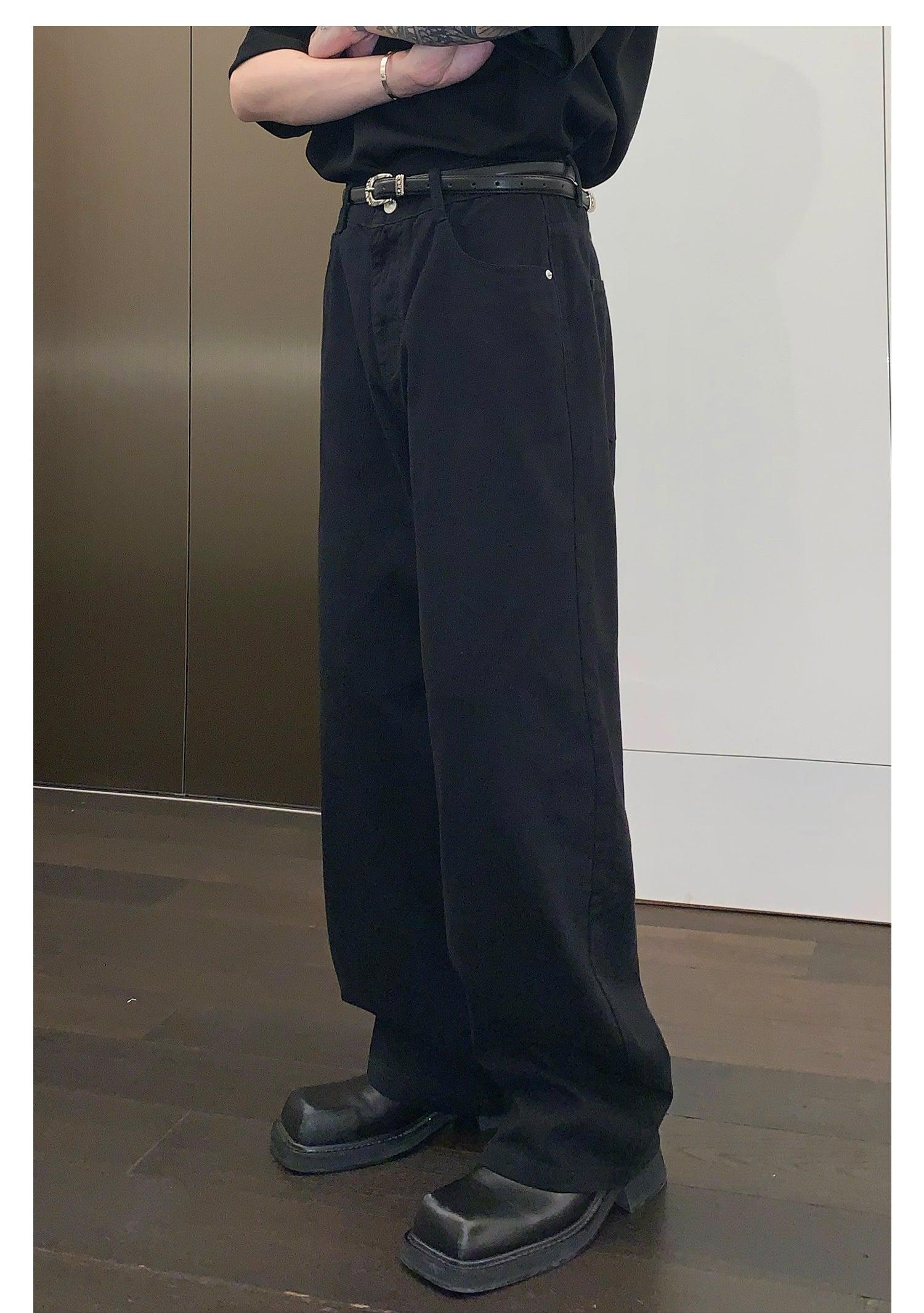 Summer Thin Straight-leg Wide-leg Jeans mysite