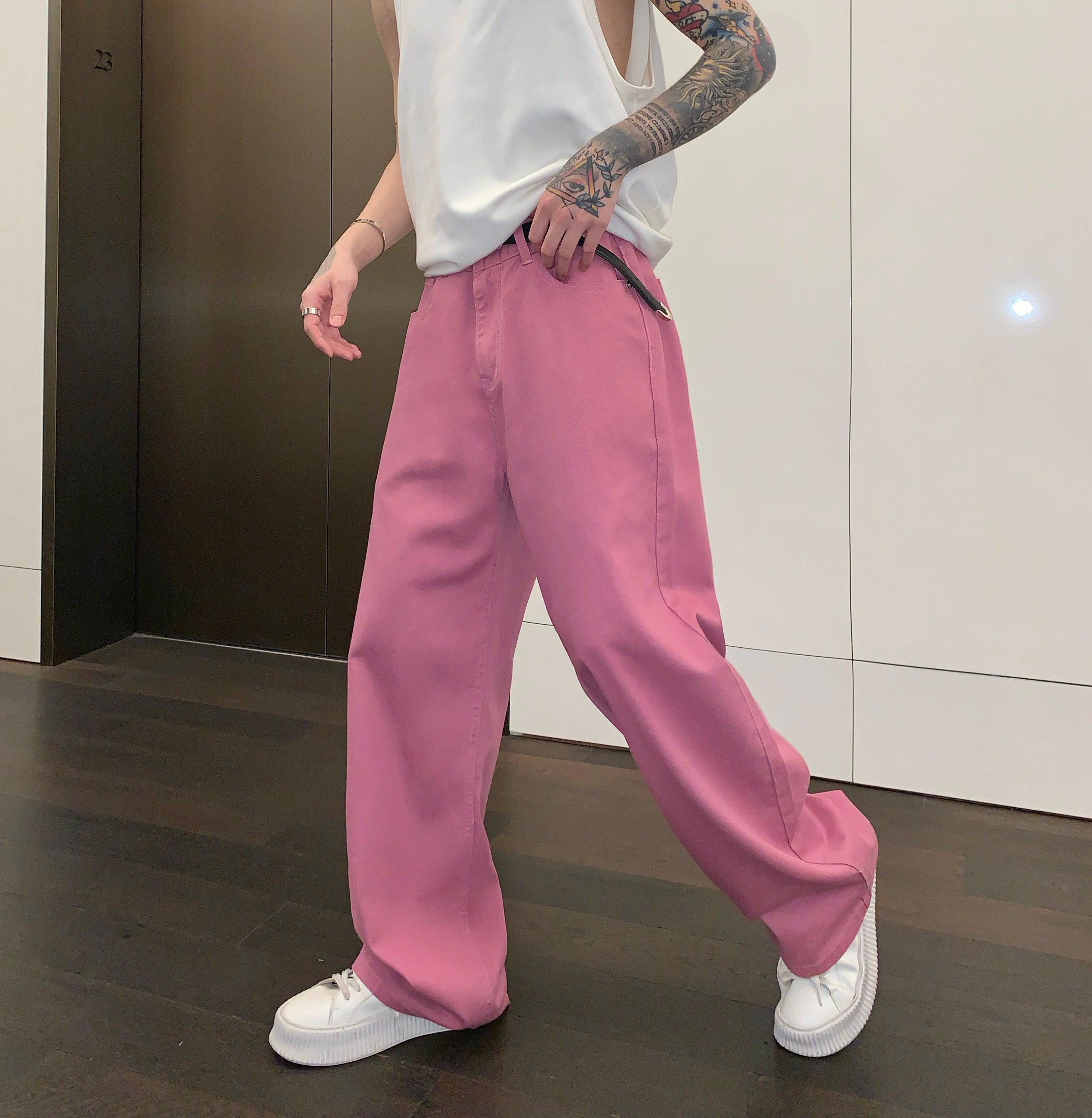 Summer Thin Straight-leg Wide-leg Jeans mysite