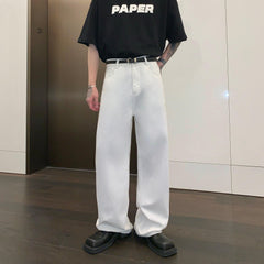 Summer Thin Straight-leg Wide-leg Jeans mysite