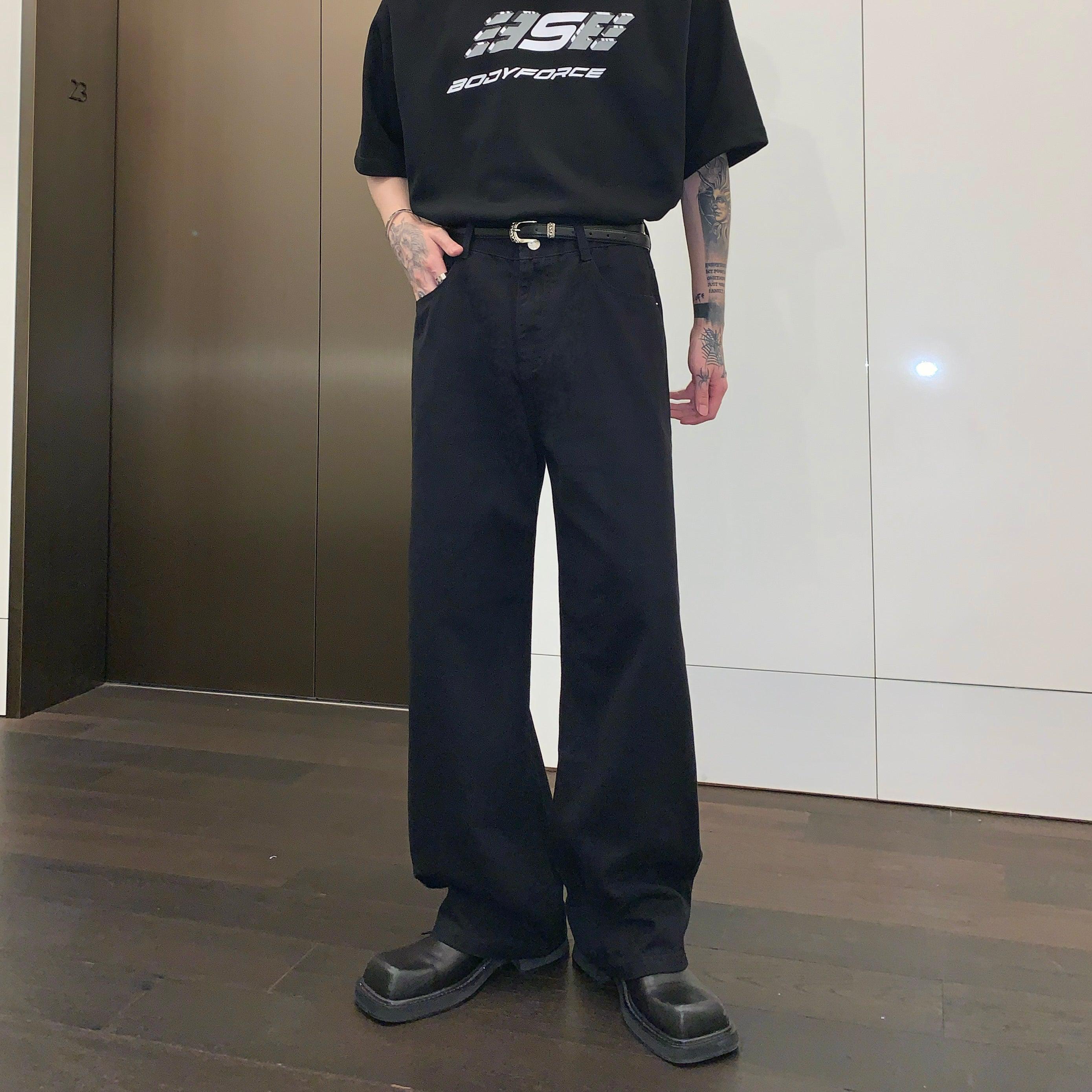 Summer Thin Straight-leg Wide-leg Jeans mysite