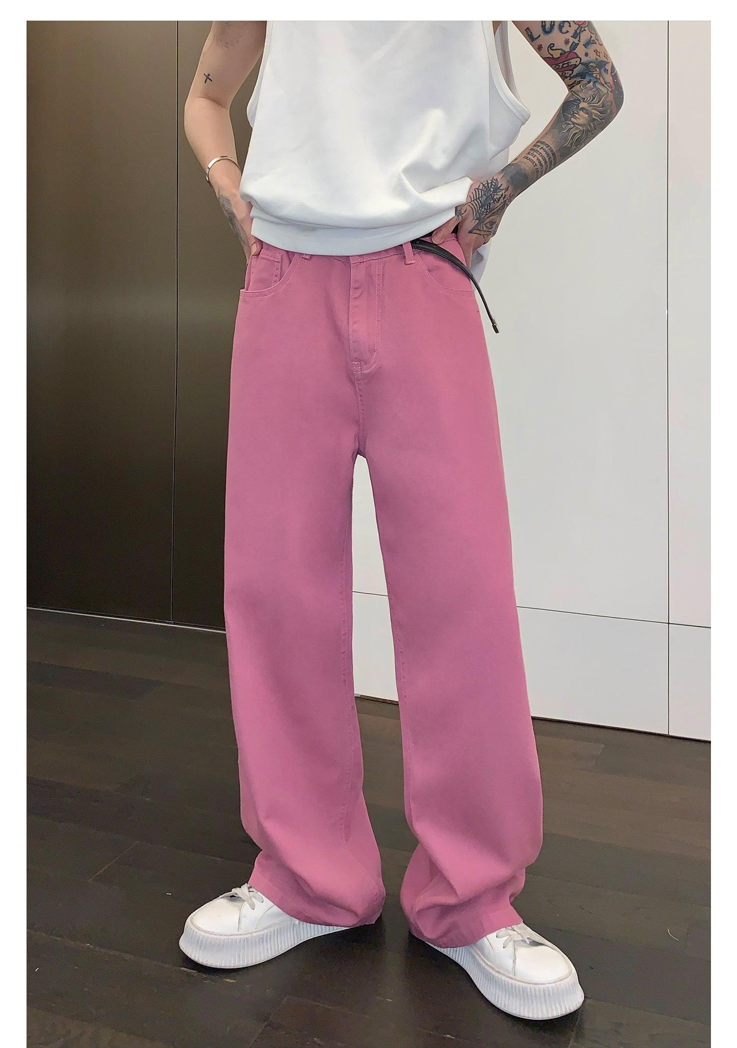 Summer Thin Straight-leg Wide-leg Jeans mysite