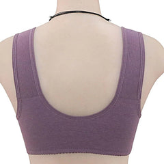 Large Size Printing Non-steel Ladies Bra Front Opening and Closing Underwear Comfortable Breathable Push Up Ladies Underwear Bra voguable