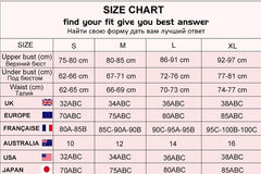 Voguable  Amazing Shaper Bra Women 's  Embroidery Bralette Adjustable Shoulder Strap Removable Ultra-thin Underwear Ladies Bra voguable