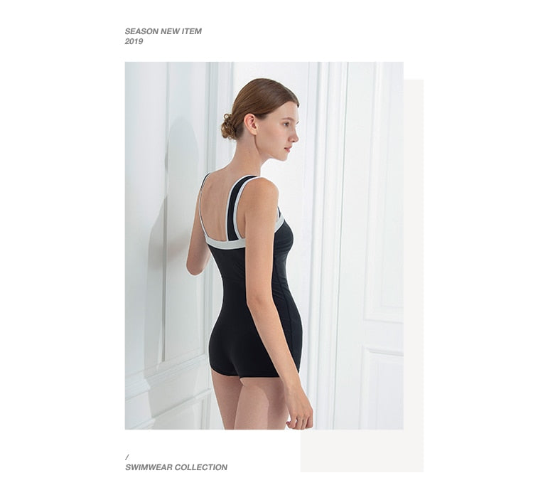 Voguable  Women Swimwear Sexy One Piece High-end Swimsuit Large Size Bathing Suit Lady halterneck Elegant  Swimweaer voguable