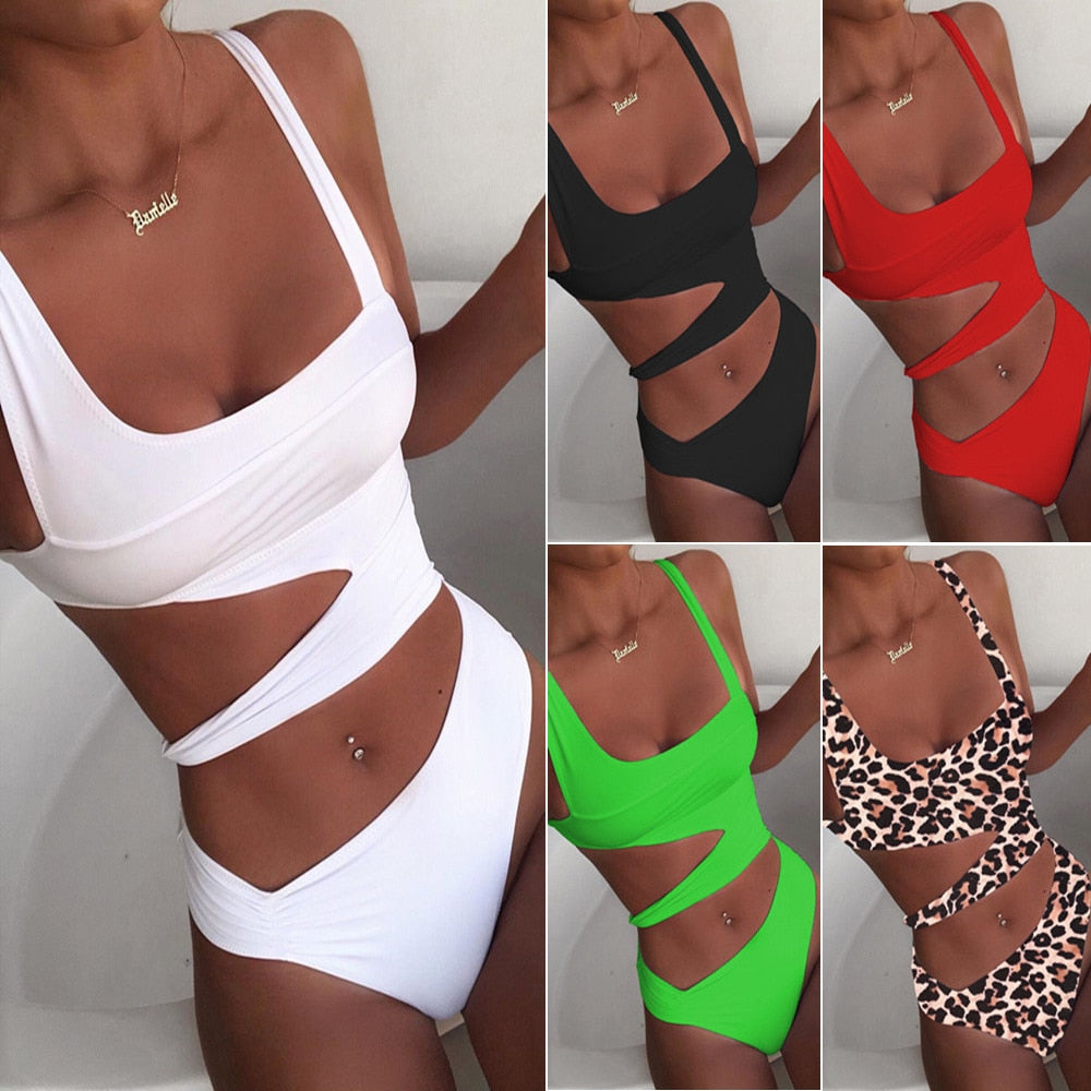 Bkning Thong Swimsuit One Piece Bathing Suits Tanga Stylish 2022 High Cut Swimwear Woman Fused Solid Monokini Backless Swimsuits voguable
