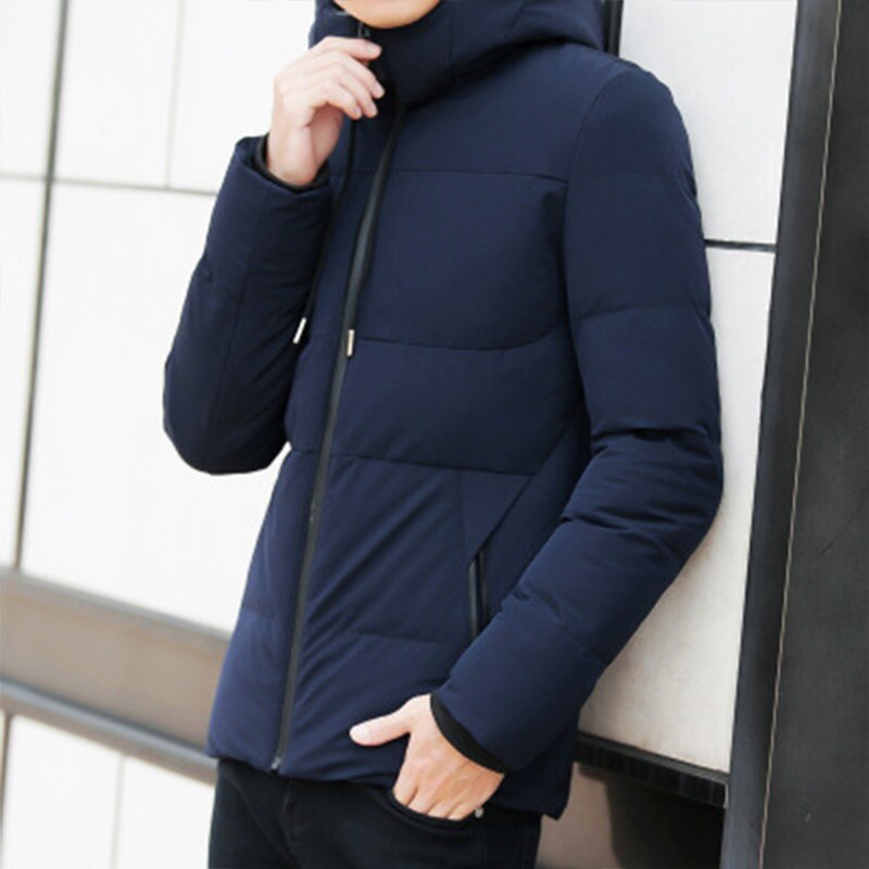 Voguable High Quality Winter Jacket Men Fashion Male Parka Jacket Mens Solid Thick Jackets and Coats Man Winter Parkas Plus Size 4XL voguable