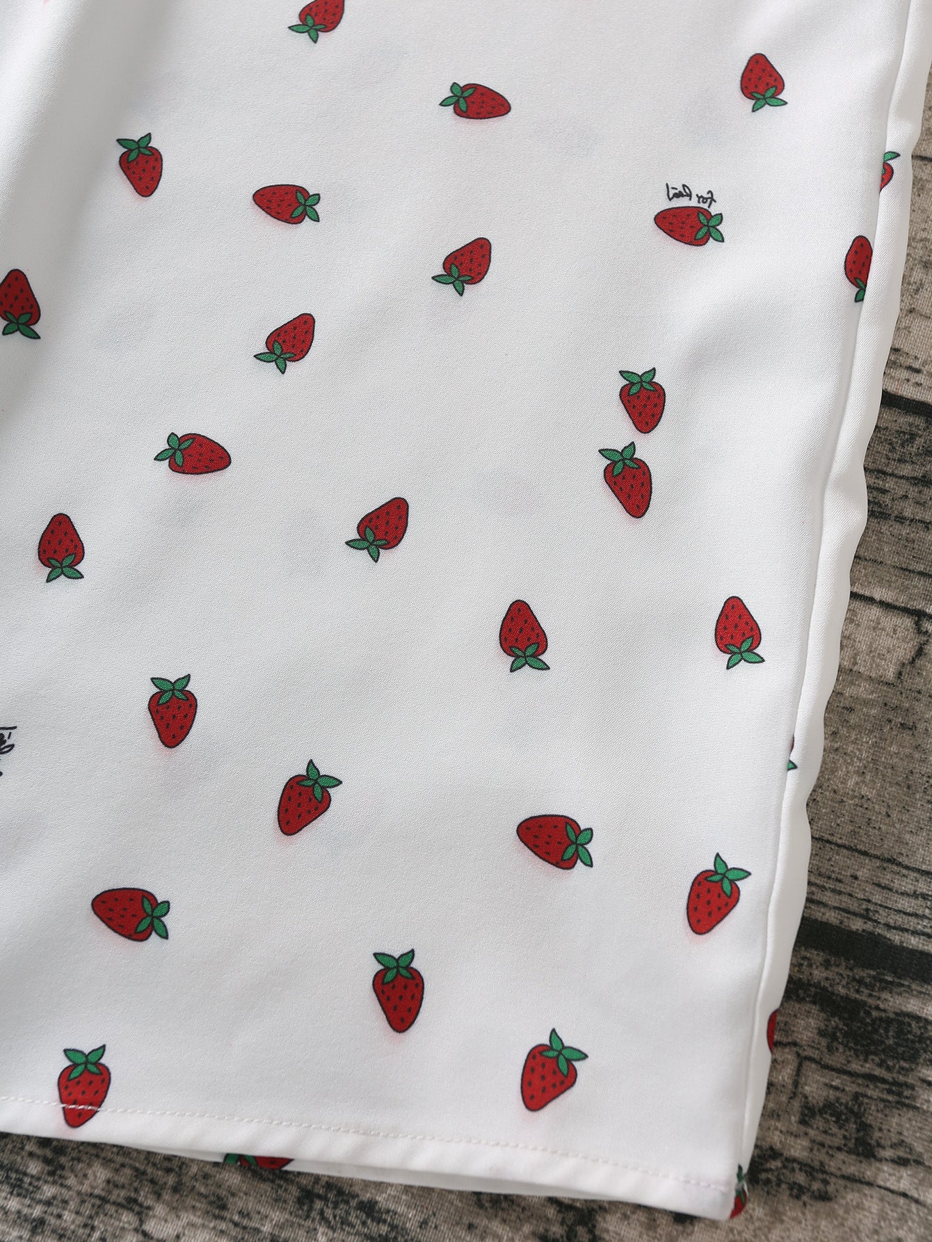 Voguable  Strawberry Print White Chiffon Long Dress Women Spaghetti Strap Vintage Boho Summer Beach Maxi Dress Sleeveless Sundress voguable