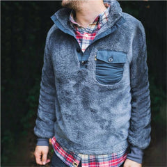 Voguable Winter Sherpa Fleece Sweater Plus Size 3XL Fluffy Pullover Popular Plaid Warm Streetwear Teddy Sweaters voguable