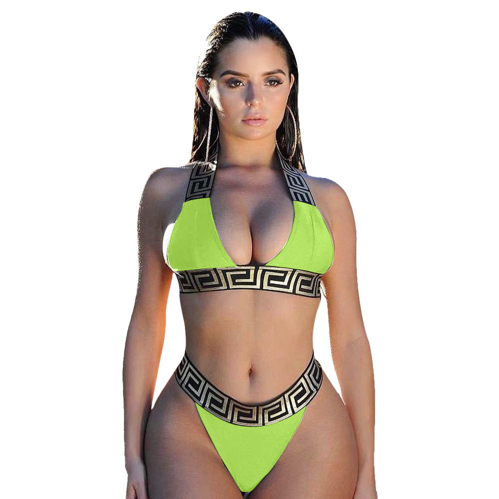 Voguable Designers Luxury Swimwear Bandage Swimsuit Sexy Bikini Set Women Crop Top Bikinis Mujer Separate Fused Swimming Suit Biquini voguable