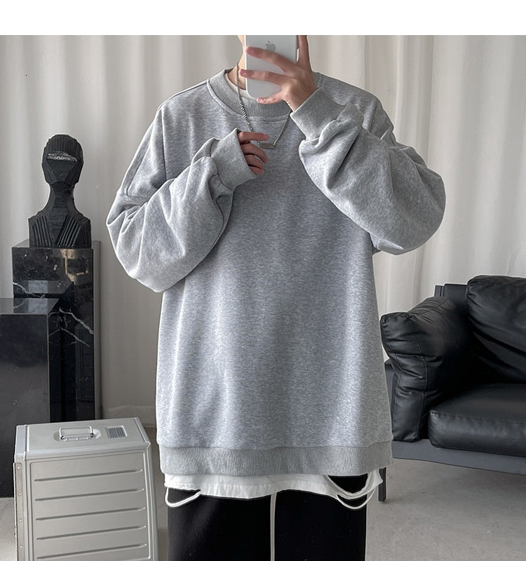 Voguable  Men Harajuku Hoodies Sweatshirts Oversized 2020 Men Women Streetwear Black Hoodie Male Hiphop Winter Basic Hoodies voguable