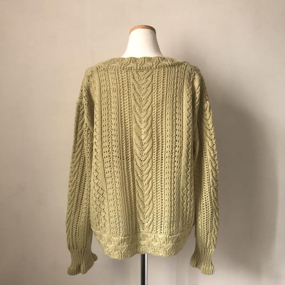 Voguable  Cropped Cardigan Women Spring Chic Hollow Out Elegant V-Neck Korean Vintage Femme Jumper White Sweet Girls Pearls Lady Knitwear voguable