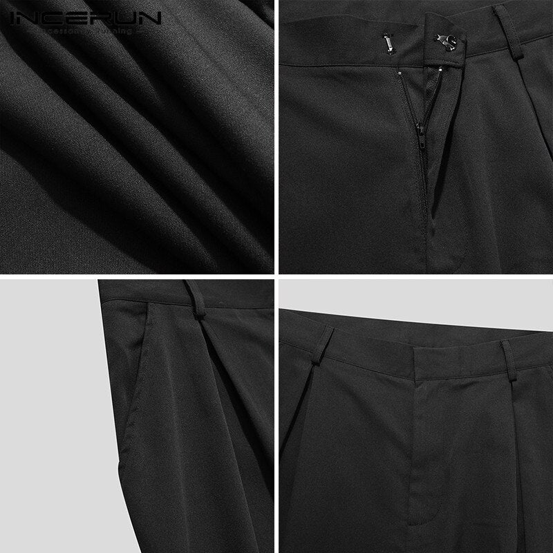 Voguable Men Straight Pants Joggers Streetwear Solid Color Loose Korean Fashion Casual Trousers Men 2022 Pantalones Hombre S-5XL voguable