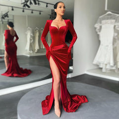 Voguabl Long Sleeve With Gloves Slash Neck Satin Sexy Maxi Dress 2021 Autumn Winter Women Solid Party Elegant Streetwear Outfit voguable