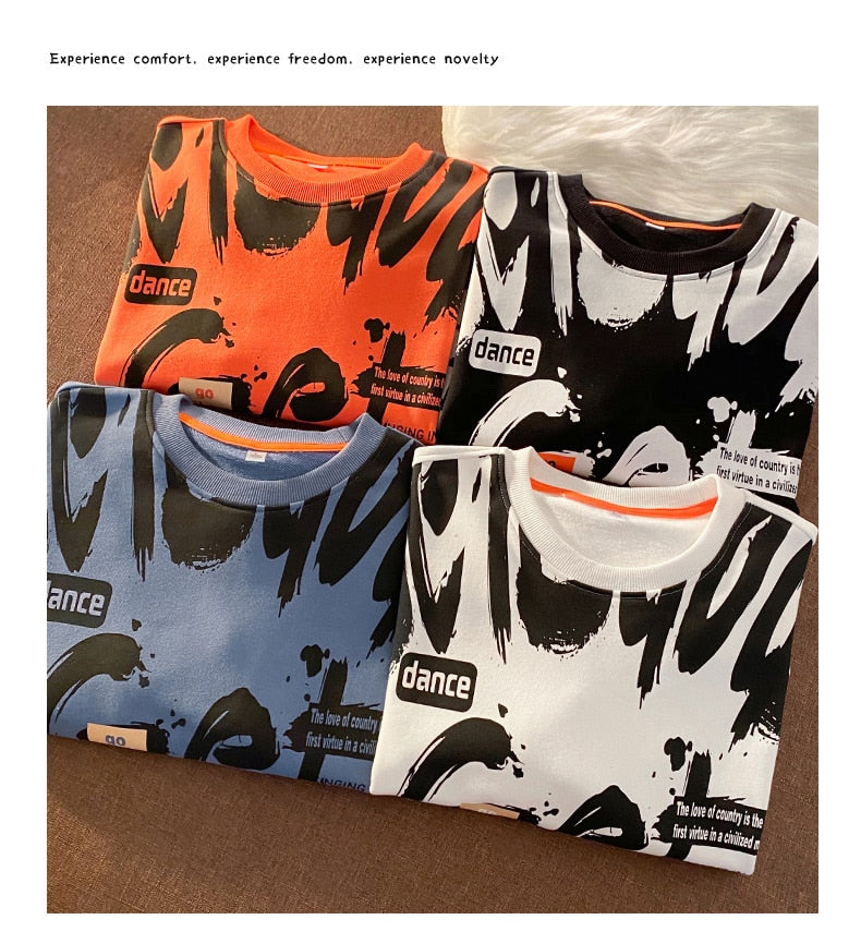 Voguable Classic Design Fashion Brand Men'S Hoodies 2021 Spring Autumn Hip Hop Loose Casual Men's Sweatshirts Punk Streetwear Clothes voguable