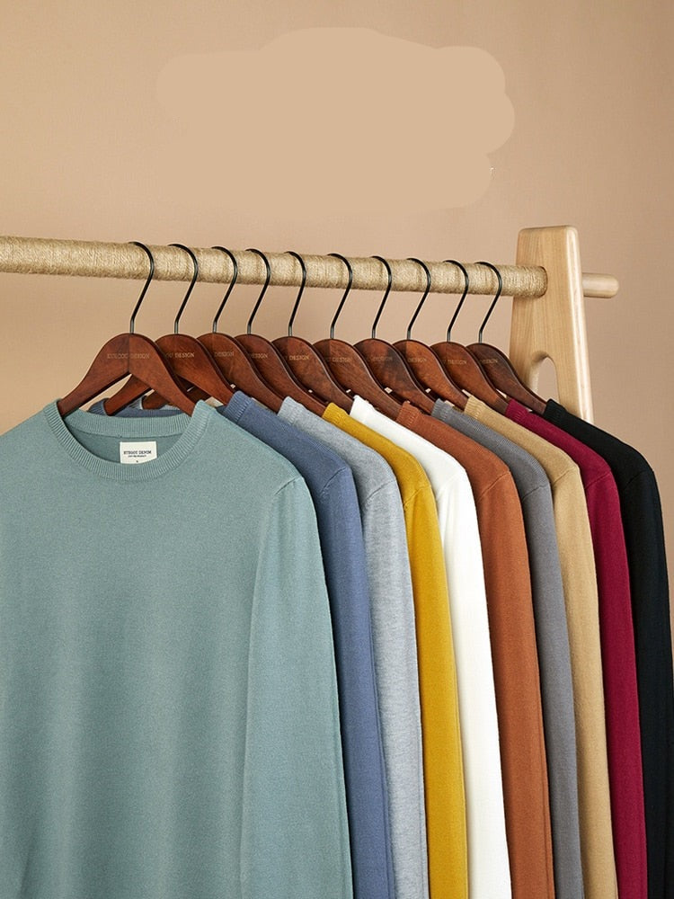 Voguable Autumn winter clothing  Solid color Men¡®s sweater stretch Couple pullovers fashion warm sweaters top plus size YYZ-2209 voguable