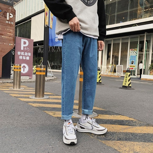 Voguable  Summer Slim Fit Jeans for Mens Streetwear Korean Designer Regular Distressed Denim Slim Homme Pants Hip Hop Hole Jeans Trousers voguable