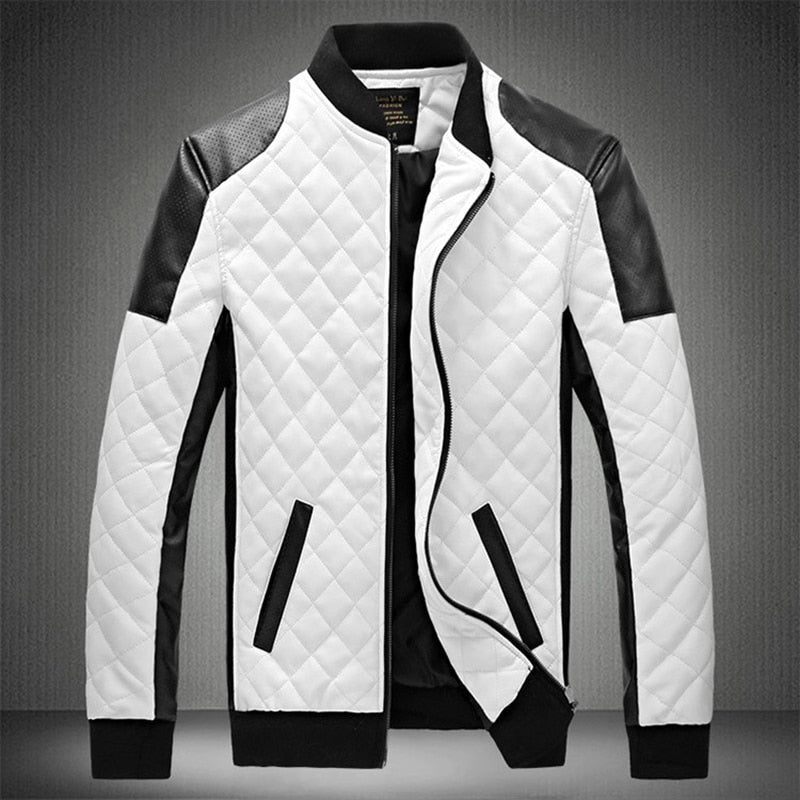 Voguable 2022 Mens Leather Jackets Casual High Quality Classic Motorcycle Bike Jacket Men Plus Thick Coats Spring/ Autumn chaqueta hombre voguable