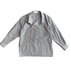 Menswear Korean Fashion Chic Striped Tops Men's New Loose Lapel Single Button Long Sleeve Casual Shirts Tide Autumn voguable