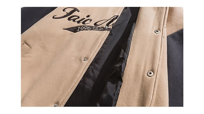 Voguable 2022 Autumn Japanese Embroidery Baseball Jacket Hip Hop Harajuku Streetwear Men New Loose Vintage Jackets Couples Pilot Coats voguable