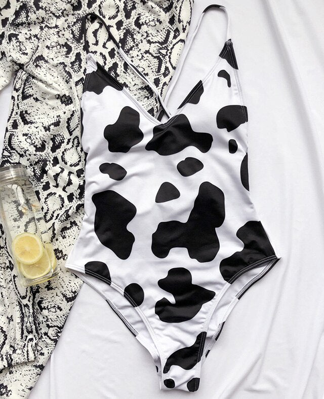 Voguable   2022 V Neck Female Swimwear One Piece Swimsuit Women Backless Monokini Sexy Bather Plus size High cut Bathing Suit Swim Bodysuit voguable