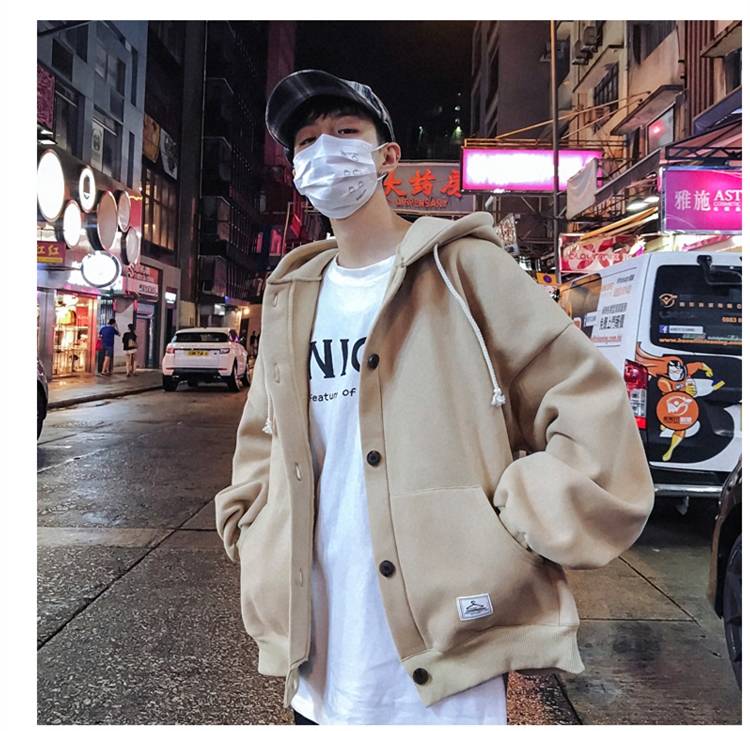 Voguable New Cool Casual Winter Fleece Hoodies Men Women Harajuku Solid Color Warm Sweatshirt Korean Teens Fashion Hoodie Sweatshirt voguable