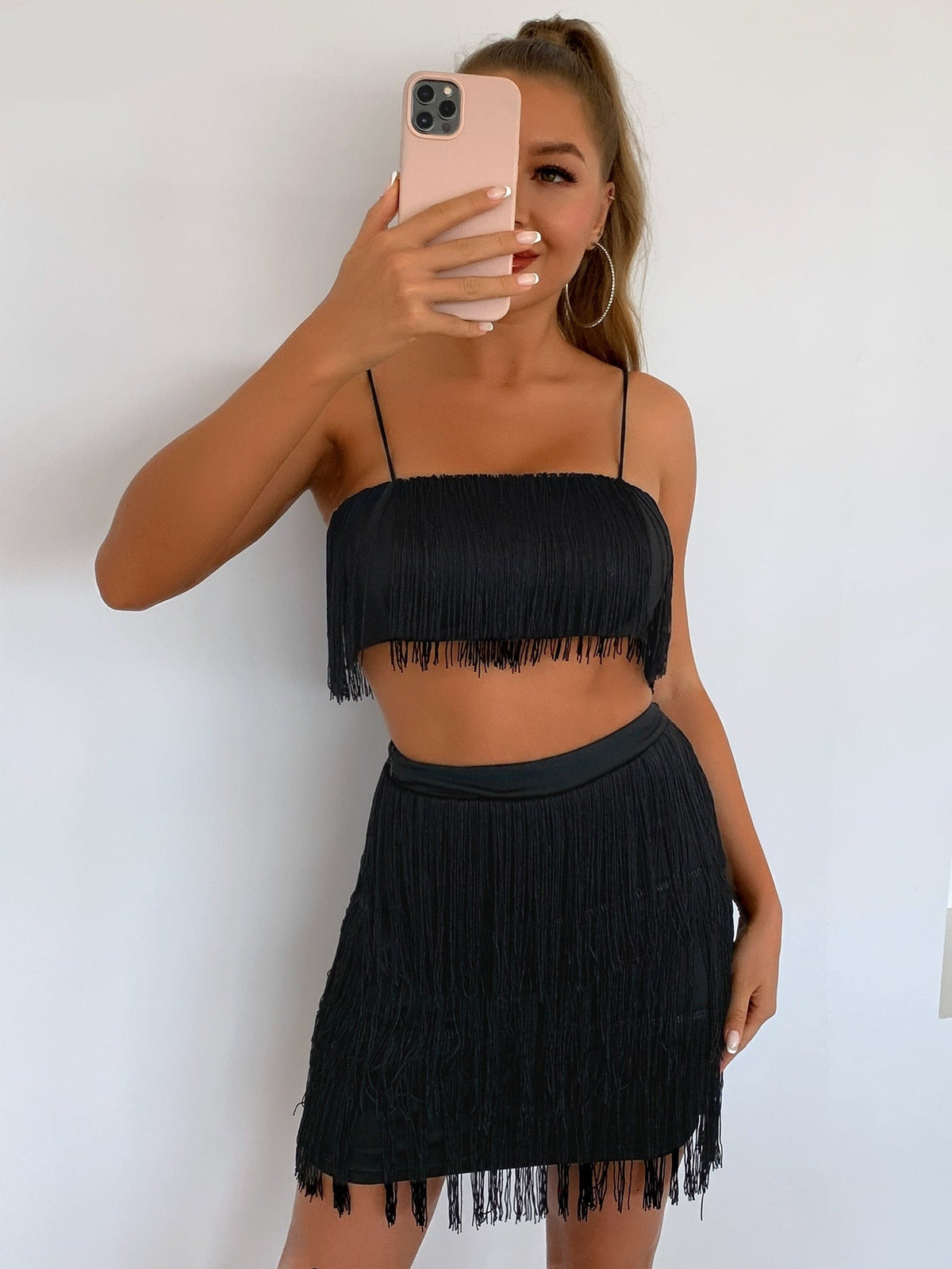New Women Summer Tassel Dress Elegant Club Party Dress Sexy Off Shoulder Tassel Embellished Mini Fringe Dress voguable