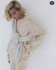 Herren Sweatshirt Basic Baumwolle - Langarm Ohne Kapuze Weich & Warm