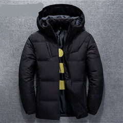 Voguable Winter Jacket Mens High Quality Thermal Thick Coat Snow Red Black Parka Male Warm Outwear White Duck Down Jacket Men voguable