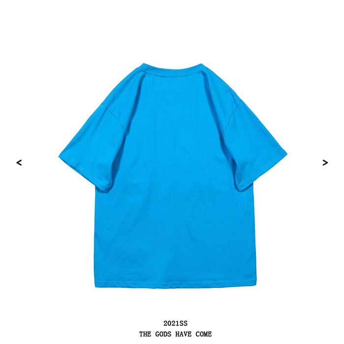 Voguable Men Streetwear Harajuku Hip Hop Letter Foaming Printing T Shirt Summer Short Sleeve 100% Cotton Casual T Shirts Couples Tops Tee voguable