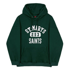 Menswear Korean Style Letter Printed Sweatshirt Men's Autumn New Loose Hooded Long Sleeve Pullover Tops Coat Tide voguable