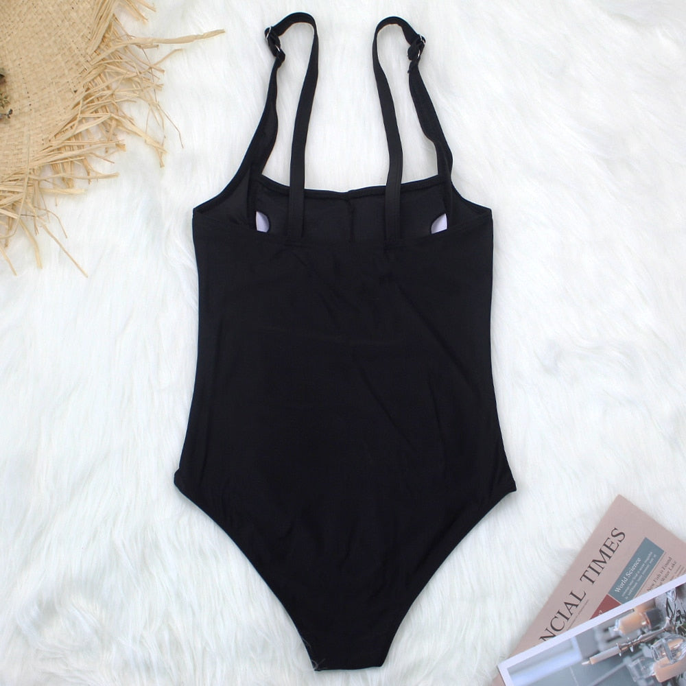 Voguable One Piece Plus Size Swimsuit Women Slimming Swimwear Sexy Classic Swimming Suit Momokini Summer Beach Bathing Suit S-3XL voguable