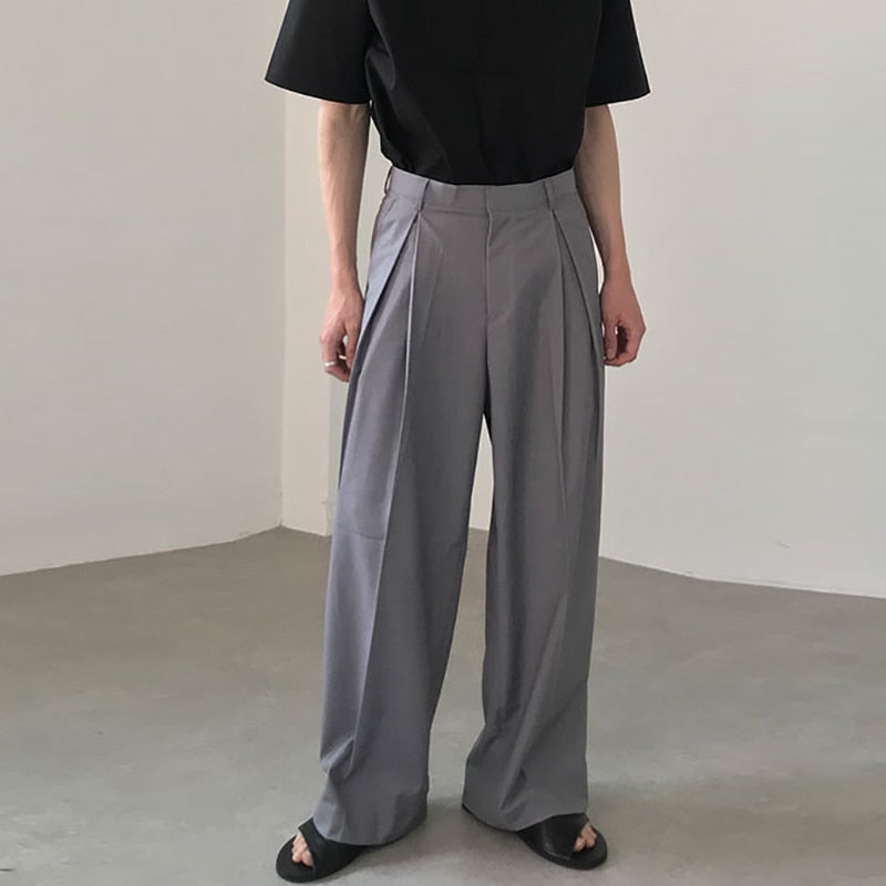 Voguable Men Straight Pants Joggers Streetwear Solid Color Loose Korean Fashion Casual Trousers Men 2022 Pantalones Hombre S-5XL voguable