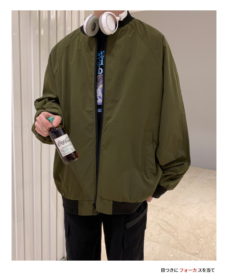 Voguable Men's Bomber Streetwear Jacket 2022 New Hip Hop Loose Pilot Male College Style Clothing Plus Size Casual Fashion Baseball Coats voguable