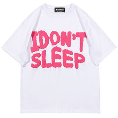 Voguable Men Streetwear Harajuku Hip Hop Letter Foaming Printing T Shirt Summer Short Sleeve 100% Cotton Casual T Shirts Couples Tops Tee voguable