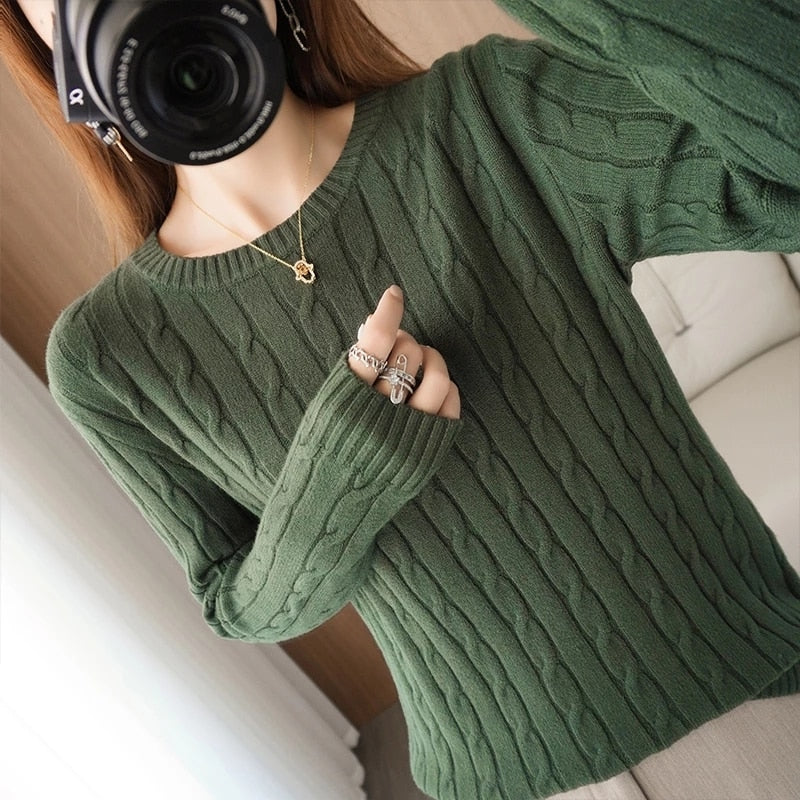Voguable  Brandy Mandy Sweaters Women White Knit Sweater Autumn Winter V Neck Long Sleev Knitted Sweater Navy Pullover Brandy Girl Sweater voguable