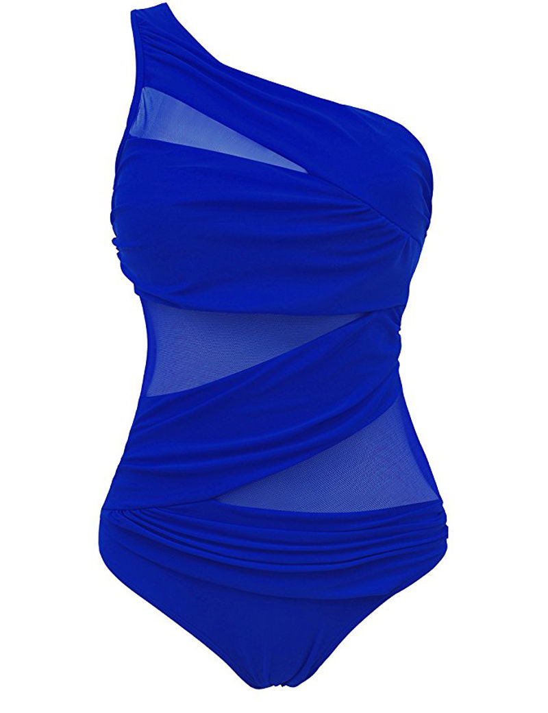 Voguable  Sexy Women's Swimsuit Large Size One Piece Mesh Monokini Bikini Push-up Swimsuit Bathing Suit Swimwear Swimming Beach Bikini voguable