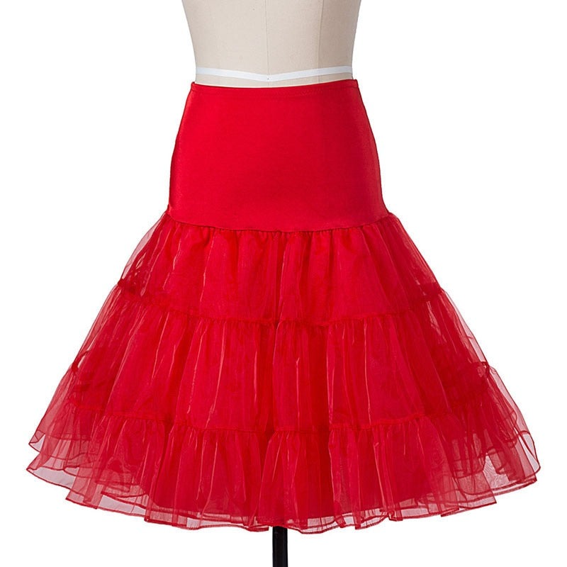 Voguable  Women Summer Dress Elegant Retro Vintage 50s 60s Robe Rockabilly Swing Pinup Dresses Casual Plus Size Red Party Vestidos voguable