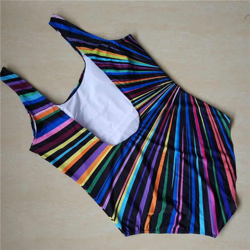 Voguable  Swim Suits Large Printed Push Up One-piece Suit Plus Size Swimsuit Monokini May Swimwear 2020 New Female Beach Big Sizes Trikini voguable