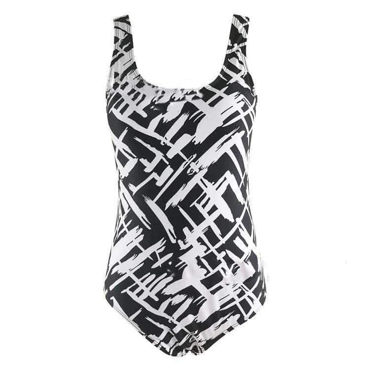 Voguable  Swim Suits Large Printed Push Up One-piece Suit Plus Size Swimsuit Monokini May Swimwear 2020 New Female Beach Big Sizes Trikini voguable