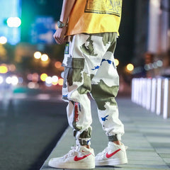 Voguable  Streetwear Cargo Pants Men Fashion Casual Mix Color Joggers Hip Hop Pants Male Korean Stylish Harajuku Pop Trousers voguable