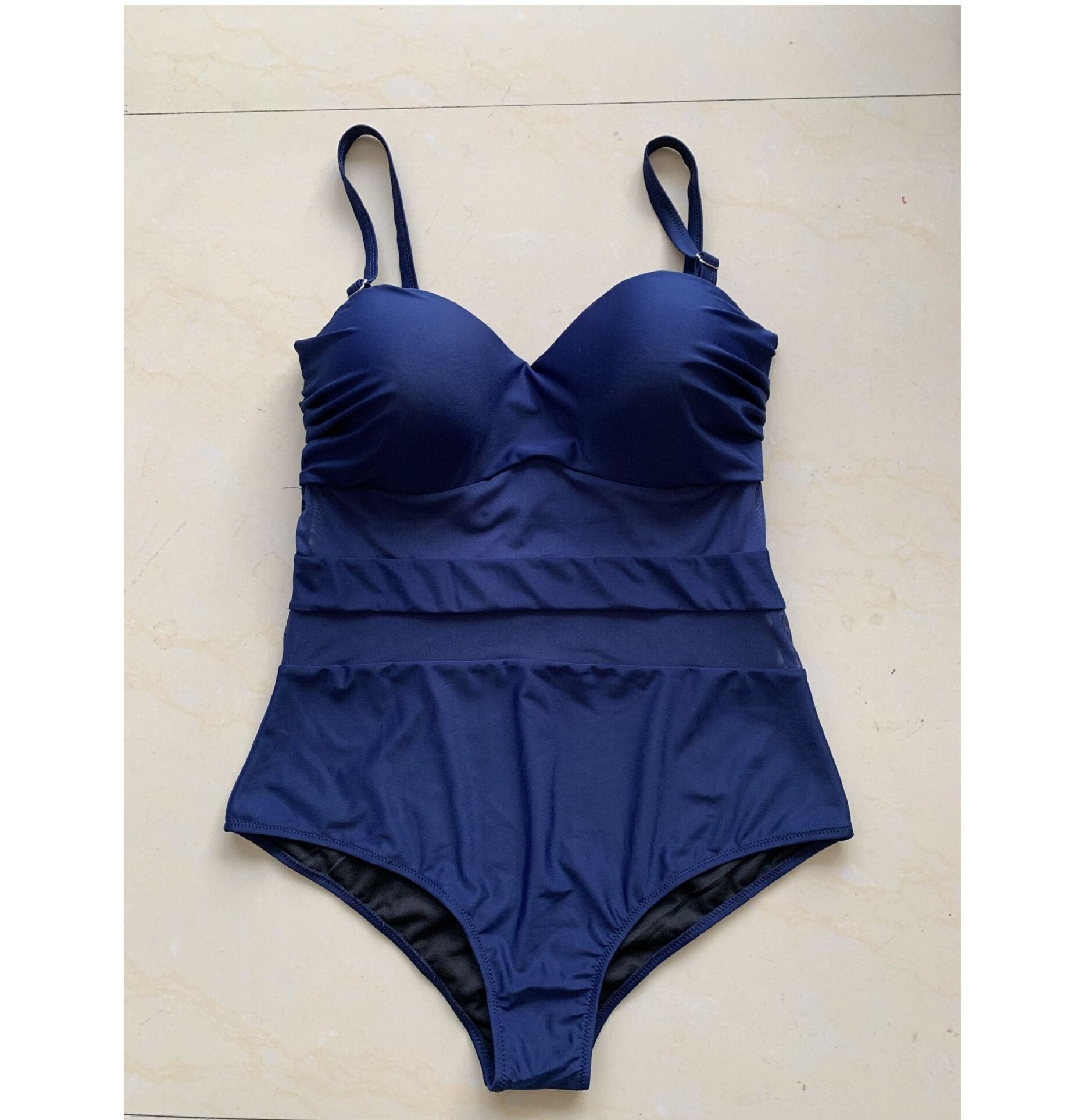 fatkini 2022 Hot Plus size Mesh Swimwear Women Push Up One Piece Swimsuit High Waist Bathing Suit Full Body Beach Wear H148 voguable